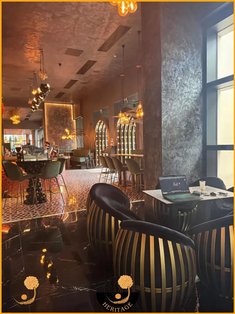 Asimetrik Mobilyalı Cafe