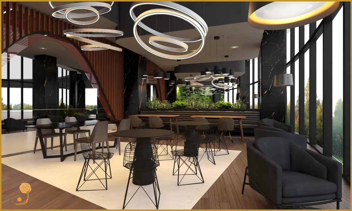 CAFE PROJELERİ - MİMARİ CAFE PROJELERİ - CAFE PROJESİ TASARIMI