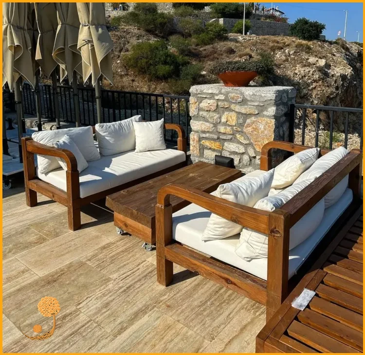 Bahçe Mobilyaları Ahşap Sedir Koltuk Modelleri