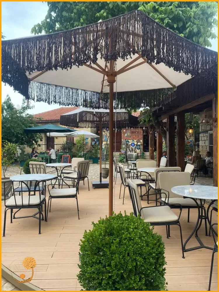 Doğal Ahşap Bahçe Dış Mekan Mobilya