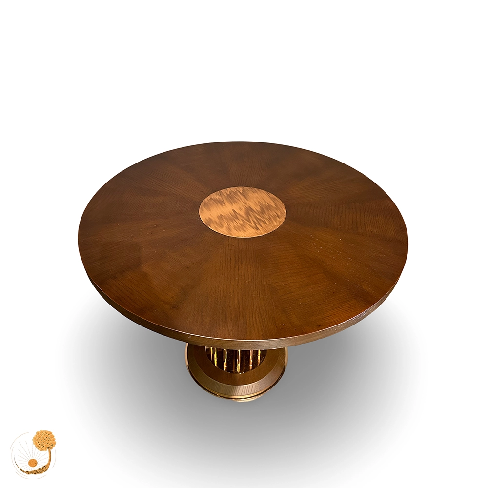 ondo table- wood and steel - 2