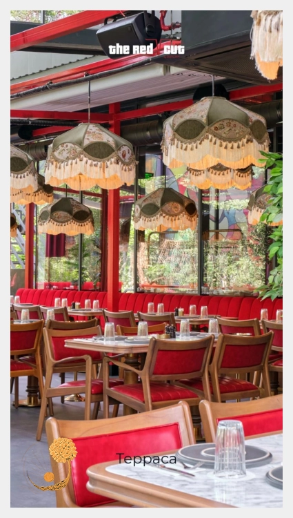 The red cut Restaurant Mobilyası Tacikistan - 11