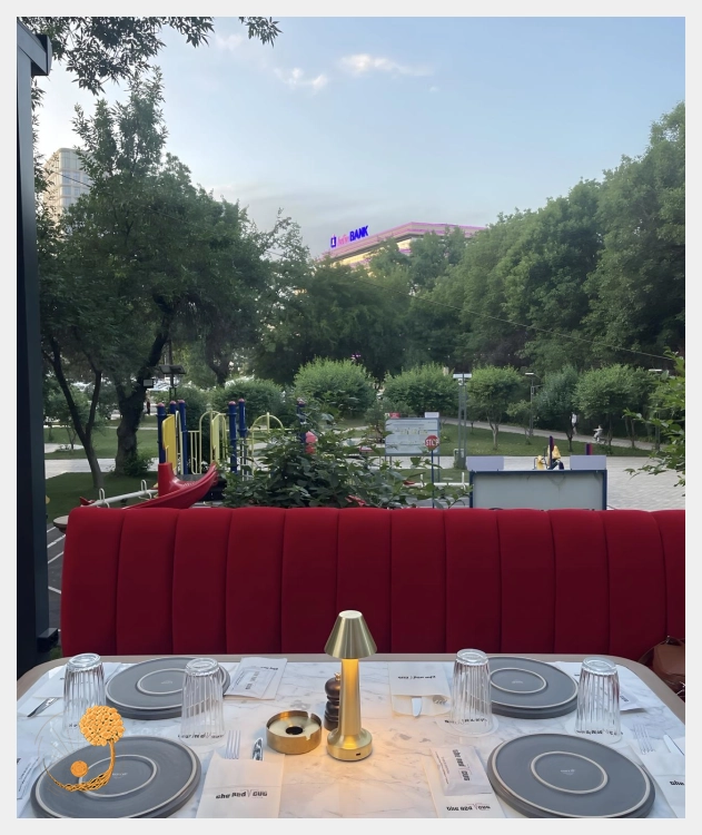 The red cut Restaurant Mobilyası Tacikistan - 14