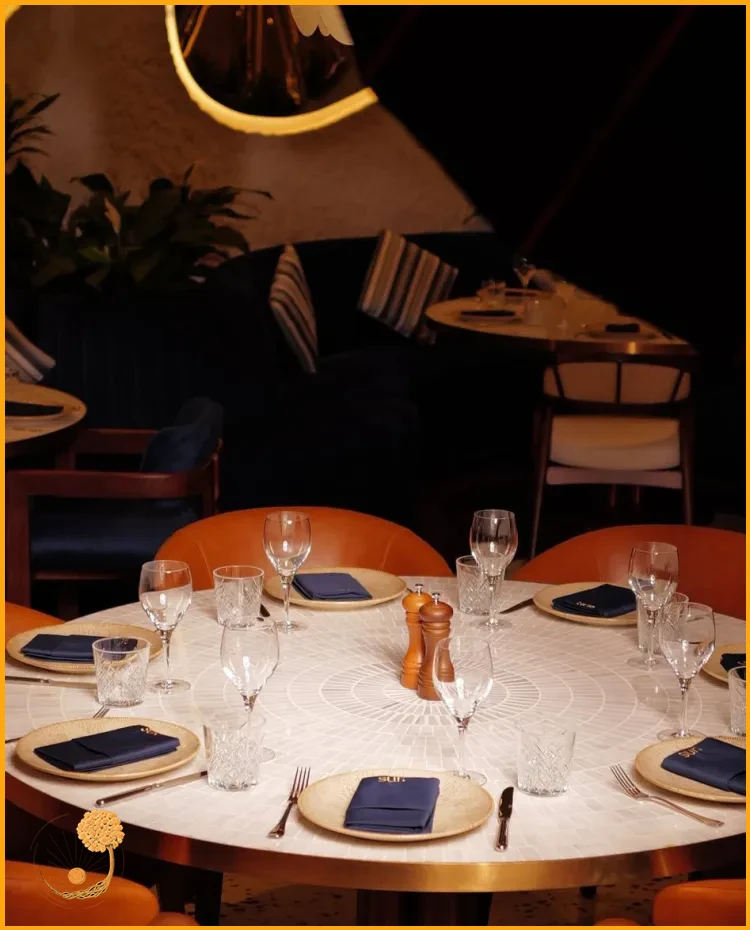 Minimal Restaurant Aydınlatma Dekorasyonları