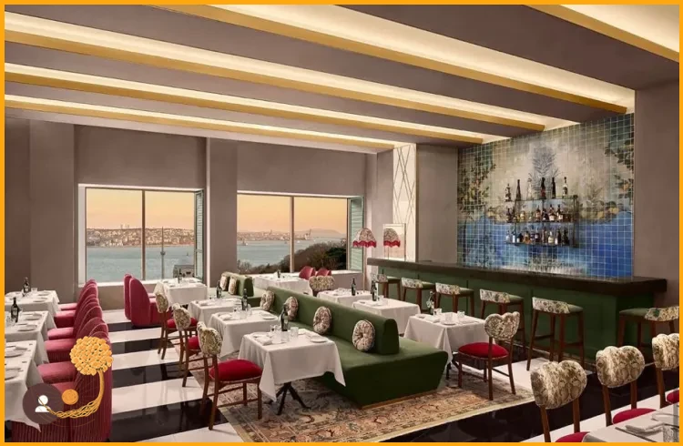 Minimal Restaurant İç Mekan Mimari Dekoru