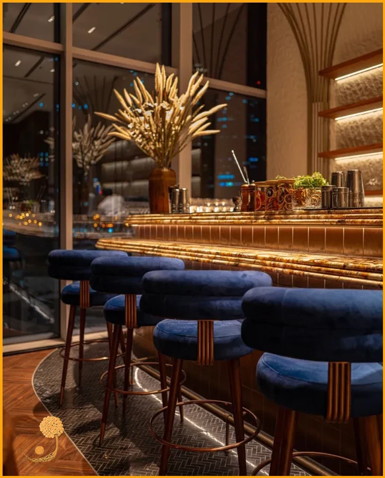 Restaurant  Dekorasyonda Mimari Sandalye Dekorasyon