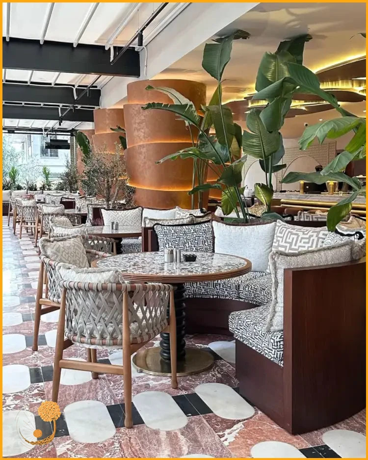 Retro Restaurant Oturma Düzeni